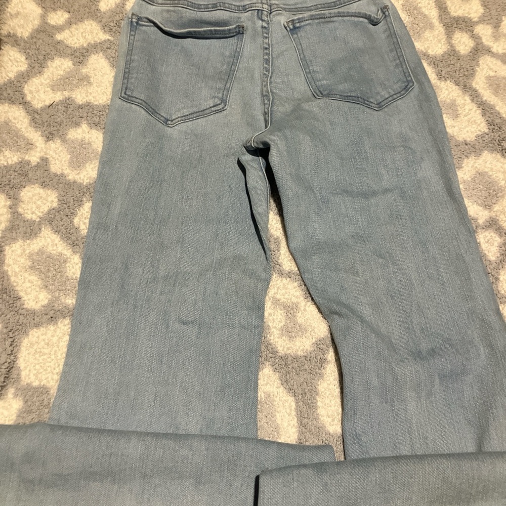 Women's Light Blue Jeans western bell bottom
